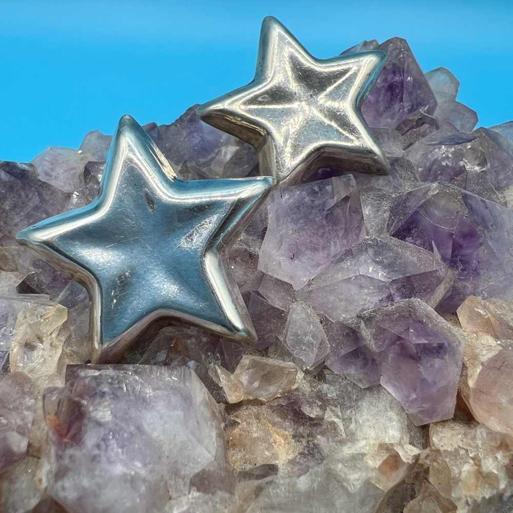 Los Ballesteros Sterling Star Earrings